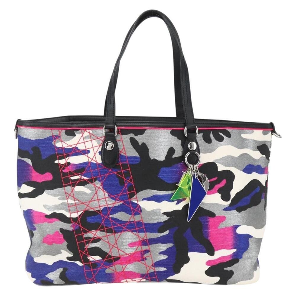 Christian Dior Trotter Canvas Anselmurail Bag Canvas Multicolor Auth 157060SAM - Picture 13 of 16